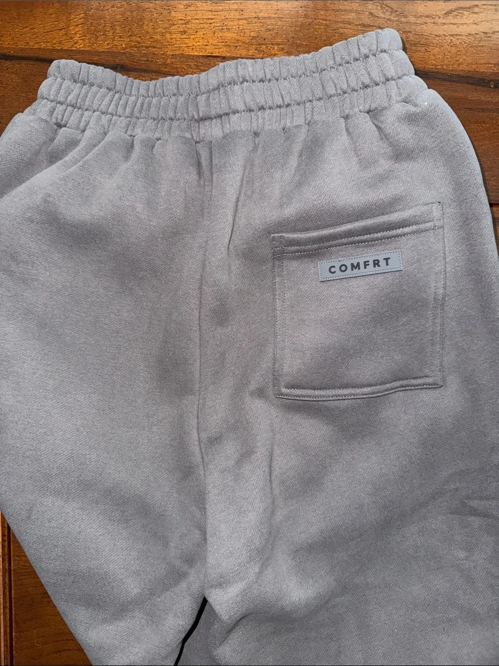 Comfrt Gray Fleece Joggers – Soft Everyday Sweatpants - Picture 4 of 4
